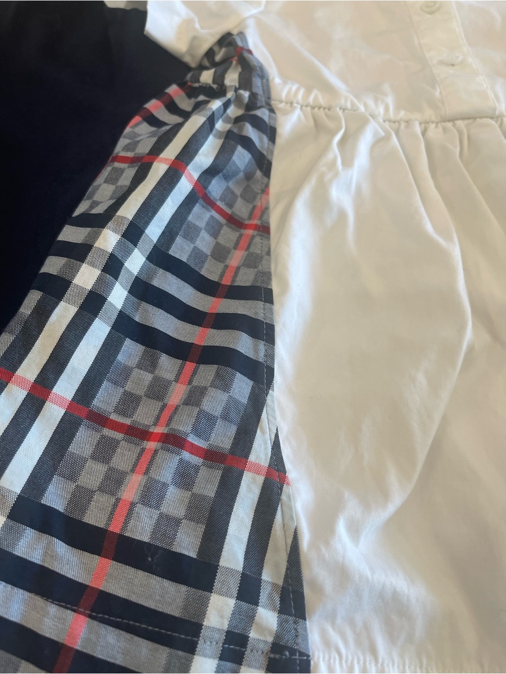 Burberry Children Dresses Girls 2-3T England Designer Plaid Burberry Check - Picture 6 of 11